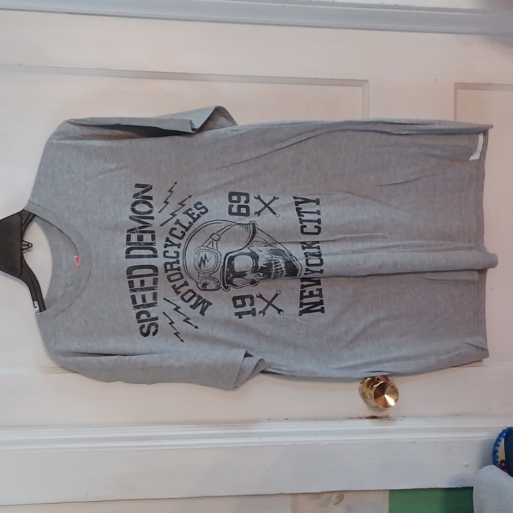 Motorcycle tee shirt speed demon New York City men's size XXLARGE